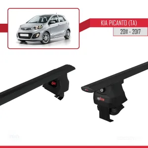 Kia Picanto (TA) 2011-2017 Arası ile uyumlu ACE-4 Ara Atkı Tavan Barı SİYAH thumb 5