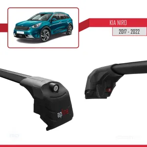 Kia Niro (DE) 2017-2022 Arası ile uyumlu ACE-2 Ara Atkı Tavan Barı SİYAH - Görsel 4