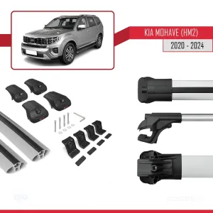 Kia Mohave (HM2) 2020 ve Sonrası ile uyumlu ACE-1 Ara Atkı Tavan Barı GRİ - Görsel 5