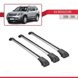 Kia Mohave (HM) 2008-2019 Arası ile uyumlu ACE-1 Ara Atkı Tavan Barı GRİ 3 ADET BAR thumb 3