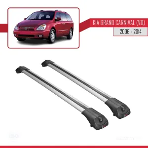Kia Grand Carnival (VQ) 2006-2014 Arası ile uyumlu ACE-1 Ara Atkı Tavan Barı GRİ thumb 3