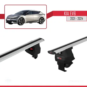 Kia Ev6 2021 ve Sonrası ile uyumlu ACE-4 Ara Atkı Tavan Barı GRİ - Görsel 4