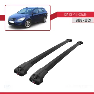Kia Ceed SPORTSWAGON 2006-2009 Arası ile uyumlu ACE-1 Ara Atkı Tavan Barı SİYAH thumb 3