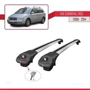 Kia Carnival (VQ) 2006-2014 Arası ile uyumlu ACE-1 Ara Atkı Tavan Barı GRİ - Görsel 4