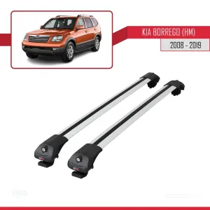 Kia Borrego (HM) 2008-2019 Arası ile uyumlu ACE-1 Ara Atkı Tavan Barı GRİ - Görsel 3