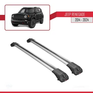 Jeep Renegade 2014 ve Sonrası ile uyumlu ACE-1 Ara Atkı Tavan Barı GRİ thumb 3
