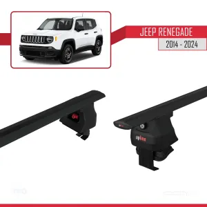 Jeep Renegade (BU) 2014 ve Sonrası ile uyumlu ACE-4 Ara Atkı Tavan Barı SİYAH - Görsel 5