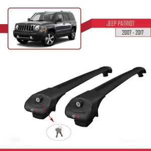 Jeep Patriot 2007-2017 Arası ile uyumlu ACE-1 Ara Atkı Tavan Barı SİYAH - Görsel 4