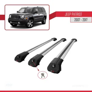 Jeep Patriot 2007-2017 Arası ile uyumlu ACE-1 Ara Atkı Tavan Barı GRİ 3 ADET BAR thumb 4