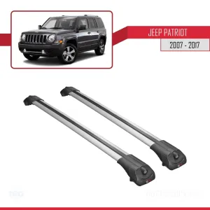 Jeep Patriot 2007-2017 Arası ile uyumlu ACE-1 Ara Atkı Tavan Barı GRİ thumb 3
