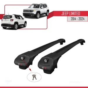 Jeep Limited 2014 ve Sonrası ile uyumlu ACE-1 Ara Atkı Tavan Barı SİYAH - Görsel 4
