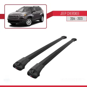 Jeep Cherokee (KL) 2014-2023 Arası ile uyumlu ACE-1 Ara Atkı Tavan Barı SİYAH - Görsel 3