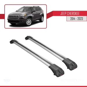 Jeep Cherokee (KL) 2014-2023 Arası ile uyumlu ACE-1 Ara Atkı Tavan Barı GRİ - Görsel 3
