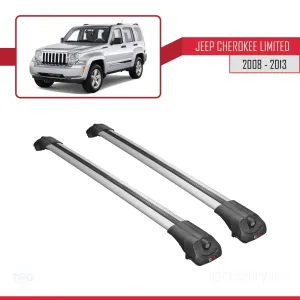 Jeep Cherokee (KK) 2008-2013 Arası ile uyumlu ACE-1 Ara Atkı Tavan Barı GRİ thumb 3