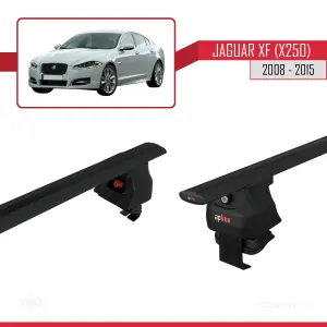 Jaguar XF (X250) 2008-2015 Arası ile uyumlu ACE-4 Ara Atkı Tavan Barı SİYAH - Görsel 5