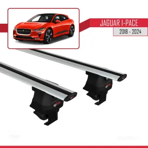 Jaguar I-Pace 2018 ve Sonrası ile uyumlu ACE-4 Ara Atkı Tavan Barı GRİ thumb 3