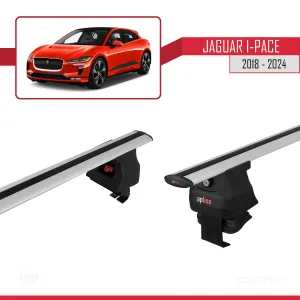 Jaguar I-Pace 2018 ve Sonrası ile uyumlu ACE-4 Ara Atkı Tavan Barı GRİ thumb 4