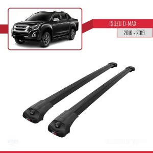 Isuzu D-Max 2016-2019 Arası ile uyumlu ACE-1 Ara Atkı Tavan Barı SİYAH thumb 3