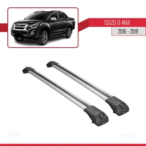 Isuzu D-Max 2016-2019 Arası ile uyumlu ACE-1 Ara Atkı Tavan Barı GRİ thumb 3
