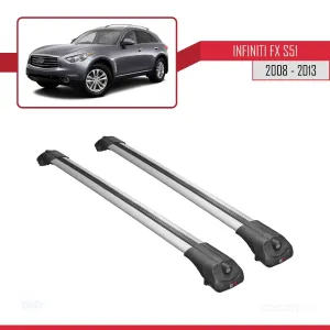 Infiniti FX S51 2008-2013 Arası ile uyumlu ACE-1 Ara Atkı Tavan Barı GRİ - Görsel 3