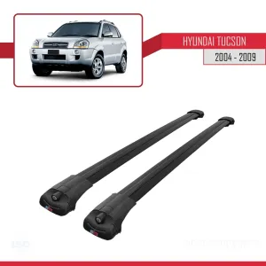 Hyundai Tucson (JM) 2004-2009 Arası ile uyumlu ACE-1 Ara Atkı Tavan Barı SİYAH thumb 3