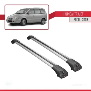 Hyundai Trajet FO 2000-2008 Arası ile uyumlu ACE-1 Ara Atkı Tavan Barı GRİ - Görsel 3