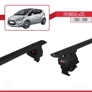 Hyundai ix20 JC 2010-2019 Arası ile uyumlu ACE-4 Ara Atkı Tavan Barı SİYAH - Görsel 5