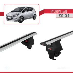 Hyundai ix20 JC 2010-2019 Arası ile uyumlu ACE-4 Ara Atkı Tavan Barı GRİ - Görsel 3