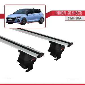 Hyundai i20 (BC3) N 2020 ve Sonrası ile uyumlu ACE-4 Ara Atkı Tavan Barı GRİ thumb 3