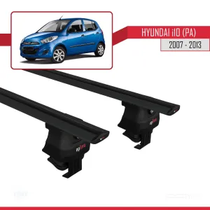 Hyundai i10 (PA) 2007-2013 Arası ile uyumlu ACE-4 Ara Atkı Tavan Barı SİYAH - Görsel 4
