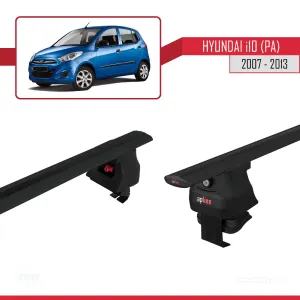 Hyundai i10 (PA) 2007-2013 Arası ile uyumlu ACE-4 Ara Atkı Tavan Barı SİYAH - Görsel 5