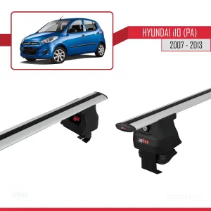 Hyundai i10 (PA) 2007-2013 Arası ile uyumlu ACE-4 Ara Atkı Tavan Barı GRİ - Görsel 3