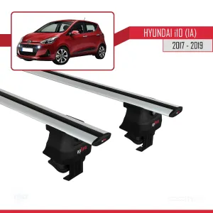 Hyundai i10 (IA) 2017-2019 Arası ile uyumlu ACE-4 Ara Atkı Tavan Barı GRİ - Görsel 2