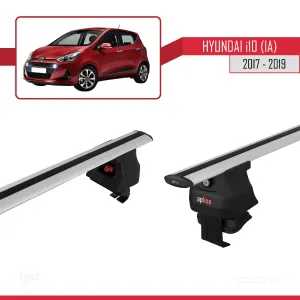 Hyundai i10 (IA) 2017-2019 Arası ile uyumlu ACE-4 Ara Atkı Tavan Barı GRİ - Görsel 3