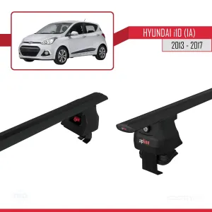 Hyundai i10 (IA) 2013-2017 Arası ile uyumlu ACE-4 Ara Atkı Tavan Barı SİYAH - Görsel 5
