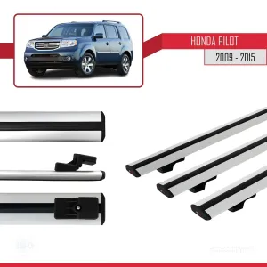 Honda Pilot 2009-2015 Arası ile uyumlu Basic Model Ara Atkı Tavan Barı GRİ 3 ADET thumb 3