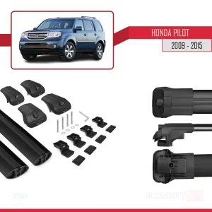 Honda Pilot 2009-2015 Arası ile uyumlu ACE-1 Ara Atkı Tavan Barı SİYAH thumb 5