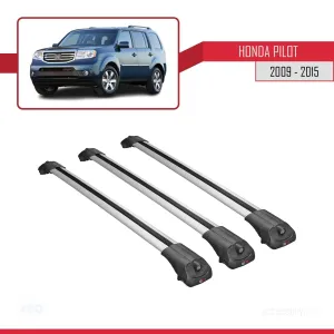 Honda Pilot YF3/YF4 2009-2015 Arası ile uyumlu ACE-1 Ara Atkı Tavan Barı GRİ 3 ADET BAR - Görsel 3