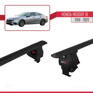 Honda Insight ZE4 III 2019-2022 Arası ile uyumlu ACE-4 Ara Atkı Tavan Barı SİYAH - Görsel 5