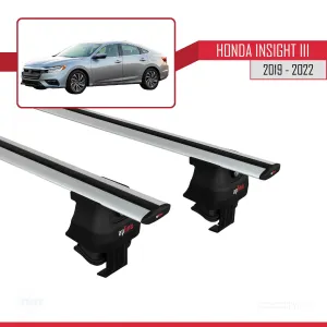 Honda Insight ZE4 III 2019-2022 Arası ile uyumlu ACE-4 Ara Atkı Tavan Barı GRİ - Görsel 2