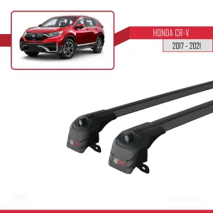Honda CR-V 2017-2021 Arası ile uyumlu ACE-2 Ara Atkı Tavan Barı SİYAH thumb 4