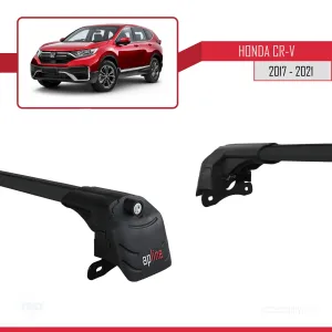 Honda CR-V 2017-2021 Arası ile uyumlu ACE-2 Ara Atkı Tavan Barı SİYAH thumb 5