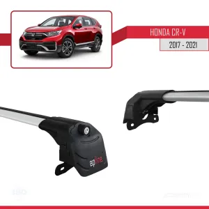 Honda CR-V 2017-2021 Arası ile uyumlu ACE-2 Ara Atkı Tavan Barı GRİ thumb 5