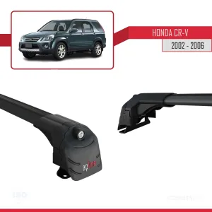 Honda CR-V 2002-2006 Arası ile uyumlu ACE-2 Ara Atkı Tavan Barı SİYAH - Görsel 5