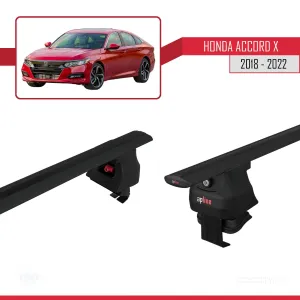 Honda Accord X Sedan 2018-2022 Arası ile uyumlu ACE-4 Ara Atkı Tavan Barı SİYAH thumb 5