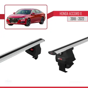 Honda Accord X Sedan 2018-2022 Arası ile uyumlu ACE-4 Ara Atkı Tavan Barı GRİ thumb 3