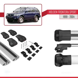 Holden Frontera Sport 1999-2004 Arası ile uyumlu ACE-1 Ara Atkı Tavan Barı GRİ thumb 5