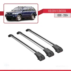 Holden Frontera 1999-2004 Arası ile uyumlu ACE-1 Ara Atkı Tavan Barı GRİ 3 ADET BAR thumb 3