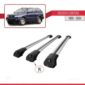 Holden Frontera 1999-2004 Arası ile uyumlu ACE-1 Ara Atkı Tavan Barı GRİ 3 ADET BAR thumb 4