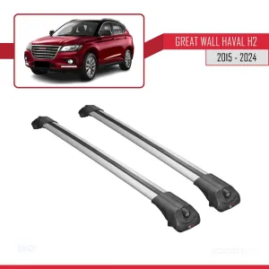 Great Wall Haval H2 CC7150FM 2015-2021 ile uyumlu ACE-1 Ara Atkı Tavan Barı GRİ - Görsel 3